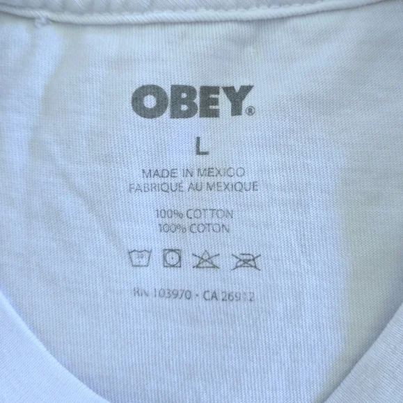 Obey Worldwide🌐 Peace✌️ Dove🕊 Graphic Tee👕 - NWT - Picture 6 of 15